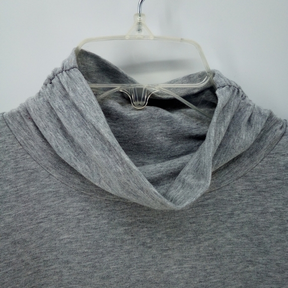 NWT Kenneth Cole Reaction Gray Mock Neck Cinched Sides XL - Picture 6 of 7